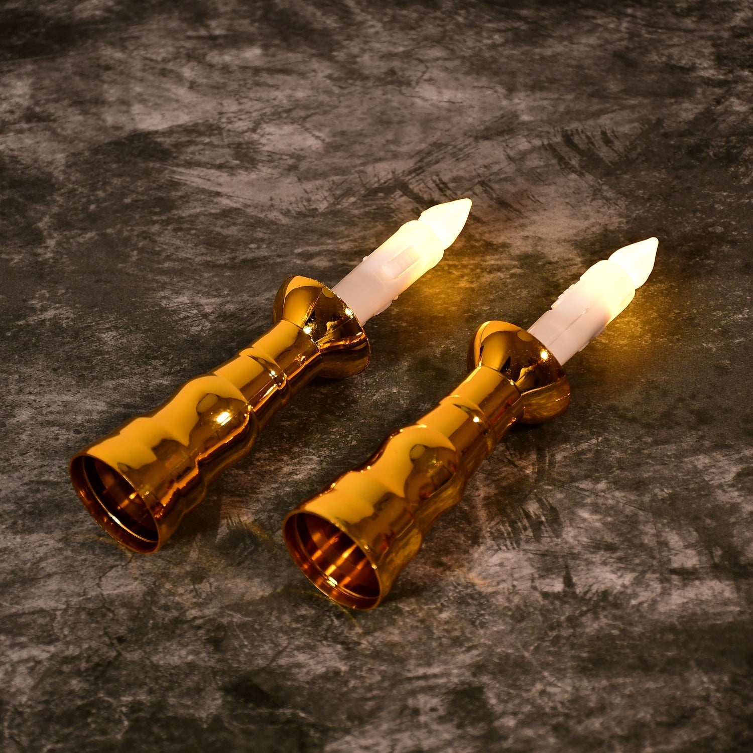 LED candle lights, set of 2, flameless for indoor events LED candle lights, set of 2, flameless for indoor events